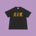 Gallery Dept. Distressed ATK Short Sleeve T-Shirt - Black/Yellow