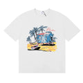 RHUDE Island Graphic Print T-Shirt - White