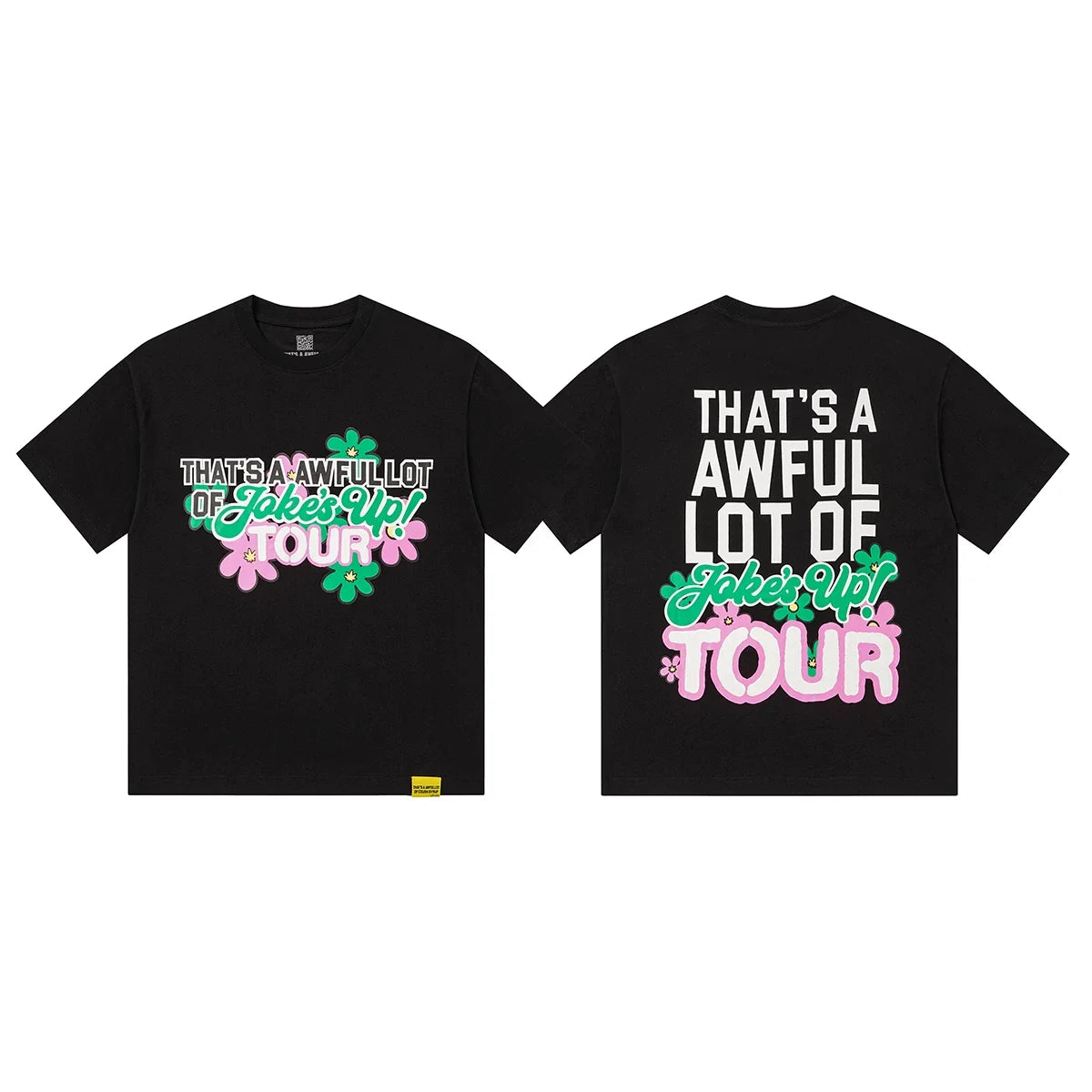 That's A Awful Lot Of Cough Syrup Jokes Up Tour T-Shirt - Black