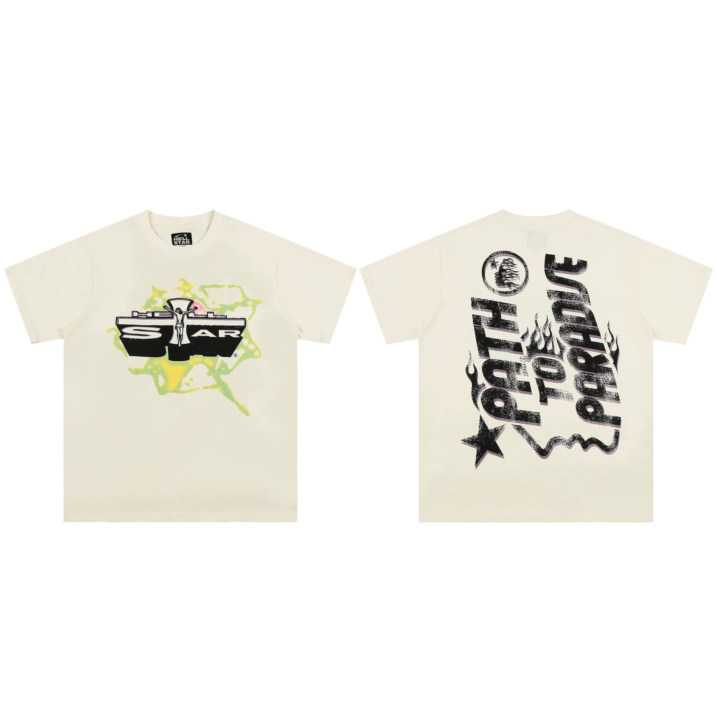 Hellstar "Path to Paradise" Graphic Tee - Off-White
