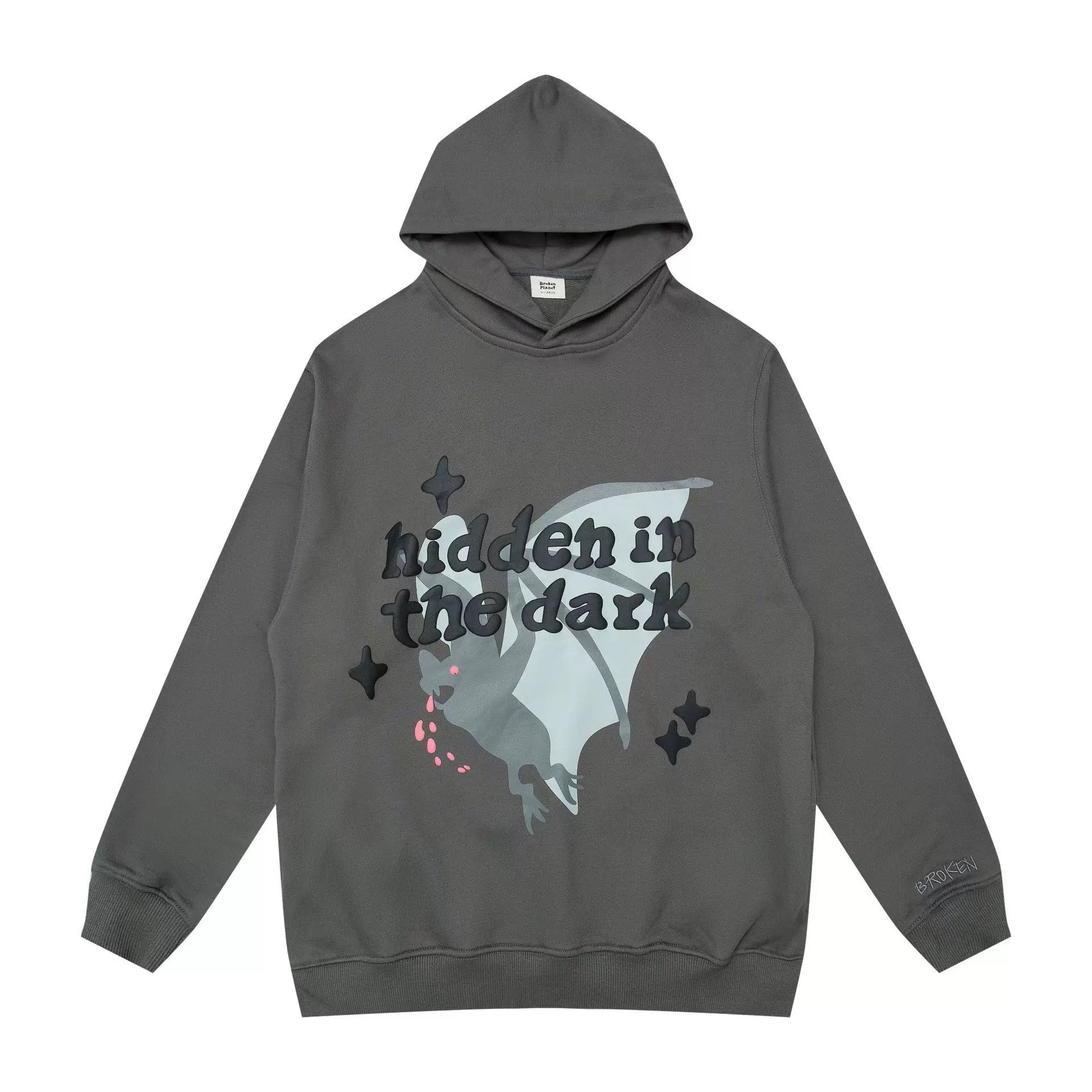 Broken Planet "Hidden in the Dark" Charcoal Hoodie