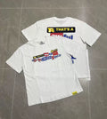 That's A Awful Lot Of Cough Syrup Box Logo Stacked T-Shirt - White