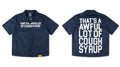 That's A Awful Lot Of Cough Syrup Classic Bold Button-Down Shirt - Navy