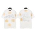 Hellstar Airbrush Bleach Effect Logo Graphic Tee - White