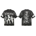 Hellstar "The Path to Paradise" Cherubs & Script Graphic Tee - Black