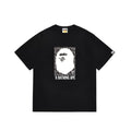 BAPE Style Box Ape Head Short-Sleeve Tee - Black/White