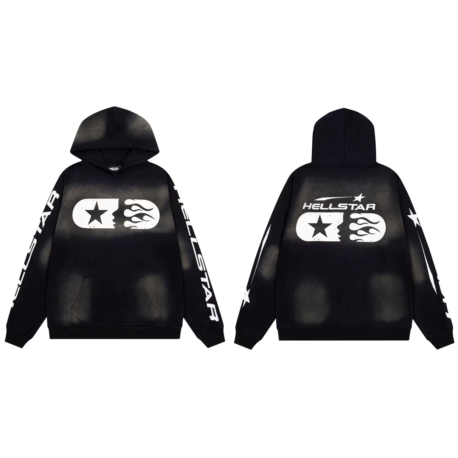 Hellstar Capsule Logo Black Hoodie