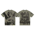 That's A Awful Lot Of Cough Syrup Angel Heart Graphic T-Shirt - Military Green