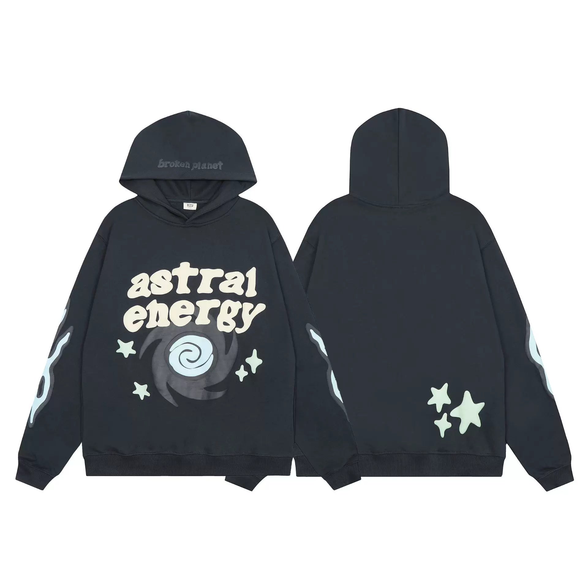 Broken Planet "Astral Energy" Charcoal Hoodie