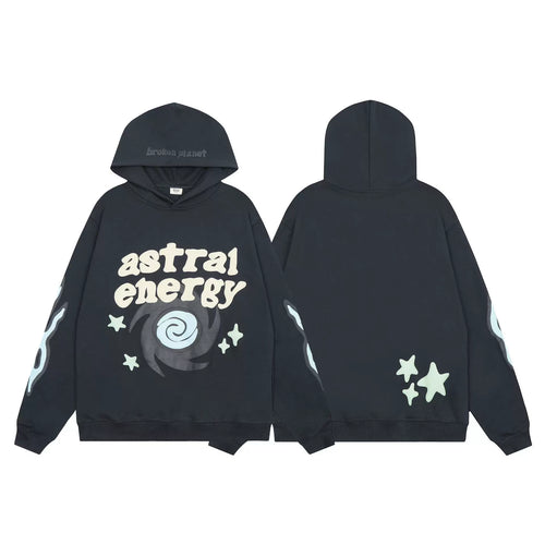 Broken Planet "Astral Energy" Charcoal Hoodie