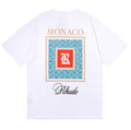 RHUDE "Monaco" Graphic Print T-Shirt - White