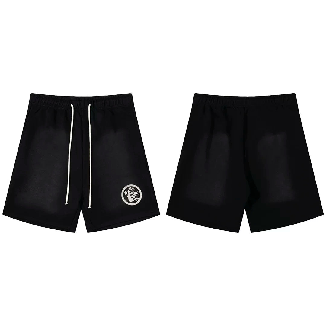 Hellstar Minimalist Star Logo Shorts black
