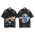 Hellstar "Creation of Adam" Earth Graphic Tee - Black