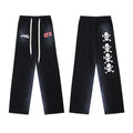Hellstar Skull Graphic Drawstring Sweatpants black