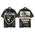 Hellstar "Savior / Bigger Than Satan" Graphic Tee - Black