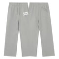 Broken Planet Market Typography Sweatpants - Light Grey/White