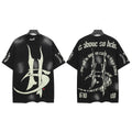Hellstar "As Above So Below" Monogram & Quote Graphic Tee - Black