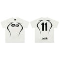 Hellstar "11" Tribal & Capsule Graphic Tee - Off-White / Black