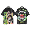 Hellstar Screaming Mouth & Praying Hands Graphic Tee - Black