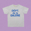 Gallery Dept. DÉPT. de la GALERIE Short Sleeve T-Shirt - Light Grey/Blue