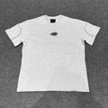 Syna World Embroidered Piping T-Shirt (Grey)