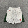 Broken Planet Market Basketball Shorts - White / Dark Green