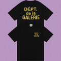 Gallery Dept. DÉPT. de la GALERIE Short Sleeve T-Shirt - Black/Yellow