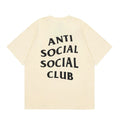 Anti Social Social Club Classic Logo T-Shirt - Cream/Black