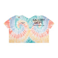 Gallery Dept. Tie-Dye Hollywood Logo Short Sleeve T-Shirt - Pastel Multi