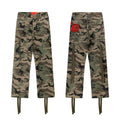 Hellstar Woodland Camo Cargo Pants with Straps camel