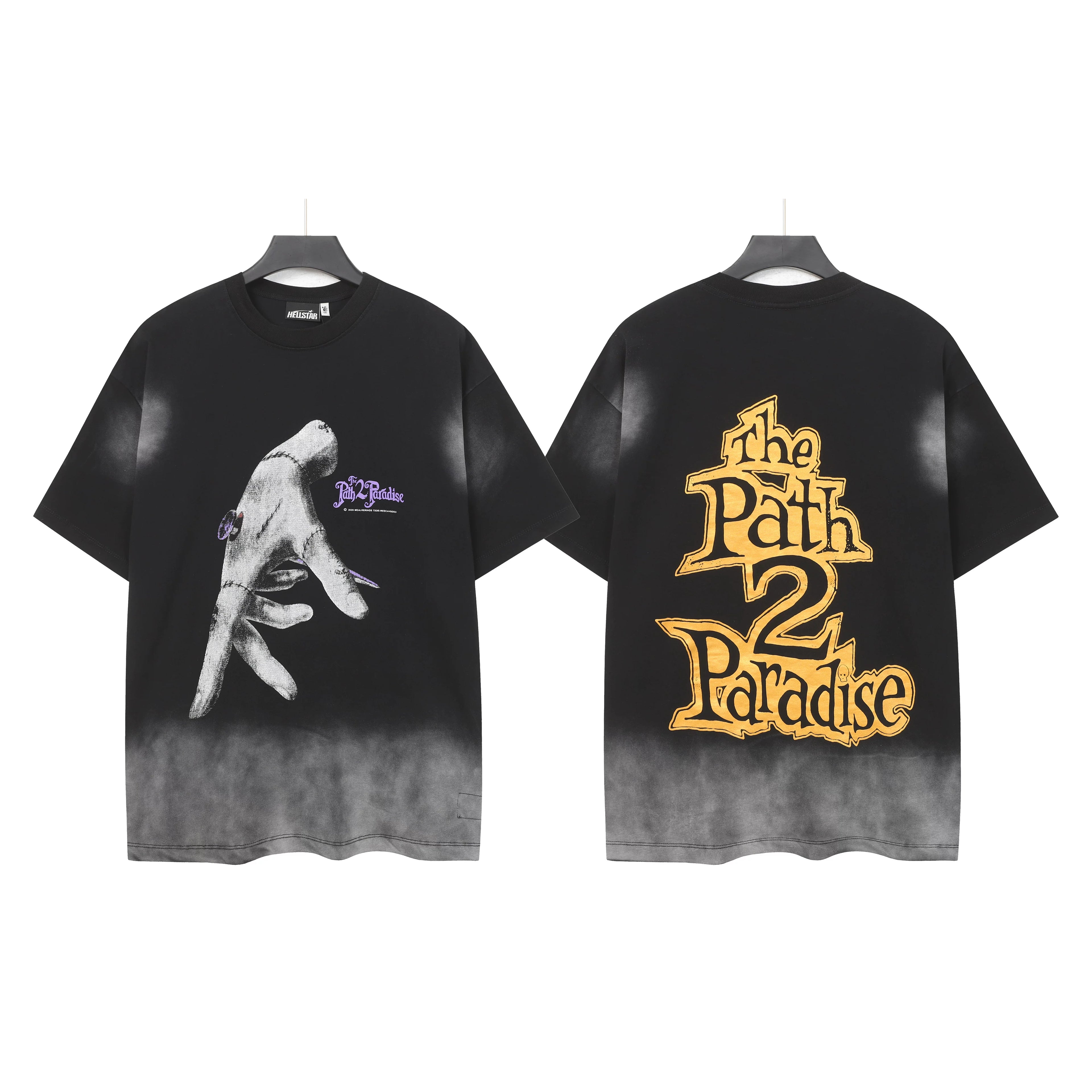 Hellstar "The Path 2 Paradise" Hand Graphic Tee - Black
