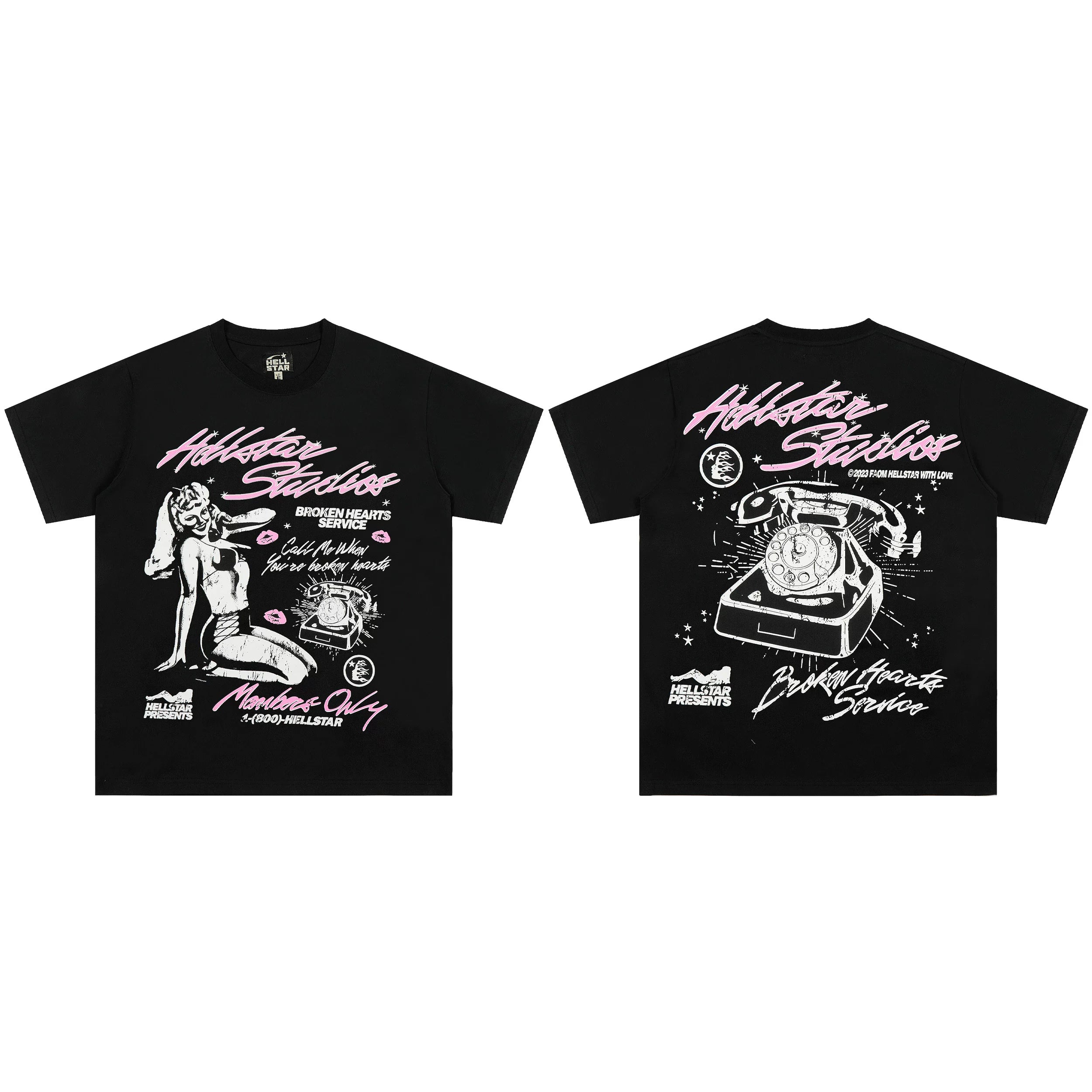 Addictive Studios Graphic Tee - Black / Pink