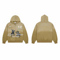 Vale Forever Vale Sport Polo & Crest Graphic Vintage Wash Full-Zip Hoodie khaki