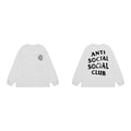 Anti Social Social Club Classic Long Sleeve T-Shirt - White/Black