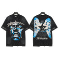 Hellstar Crown of Thorns & Angel Wings Graphic Tee - Black