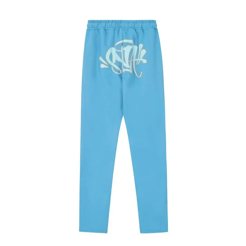 Syna World Back Logo Fleece Sweatpants (Blue)
