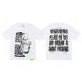 That's A Awful Lot Of Cough Syrup Warning Graphic T-Shirt - White