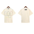 Who Decides War Multi-Arch Outline Graphic T-Shirt - Off-White