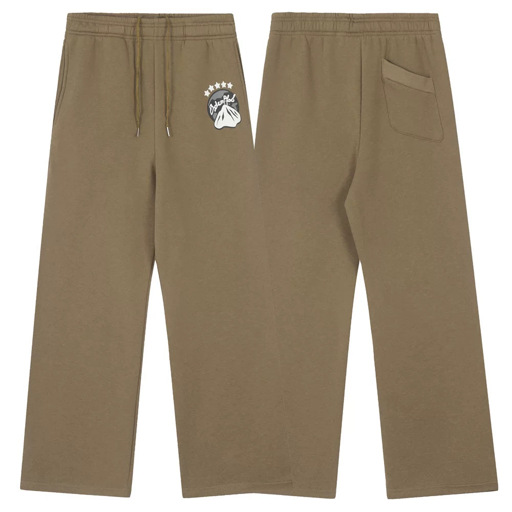 Broken Planet Market Graphic Patch Sweatpants - Olive Green