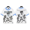 "All Brand Go to Heaven" Basketball Cherubs Graphic Tee - White