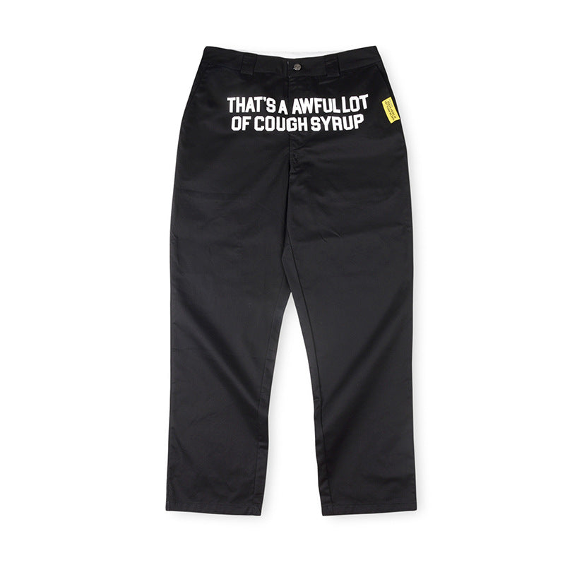 That's A Awful Lot Of Cough Syrup Worker Pants - Black