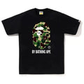 BAPE Style Camo Big Ape Head Short-Sleeve Tee - Black/Classic Green