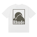 RHUDE Mountain Graphic Print T-Shirt - White