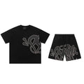 Syna World T-Shirt and Shorts Set (Black)