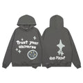 Broken Planet Market "Trust Your Universe" Oversized Hoodie - Charcoal Grey
