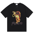 RHUDE Roaring Tiger Graphic Print T-Shirt - Black