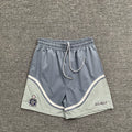 Broken Planet Market Basketball Shorts - Blue / Mint Green