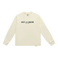 Gallery Dept. Front-Logo DÉPT. de la GALERIE Long Sleeve T-Shirt - Cream