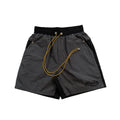 RHUDE Contrast Panel Athletic Shorts - Charcoal / Black