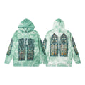 Who Decides War Mint Green Stained Glass Hoodie - Mint Green/Multi